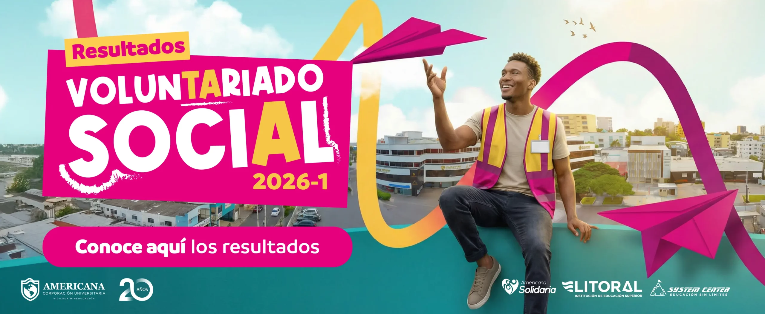 Conoce los resultados de la convocatoria a voluntariado social 2026-1